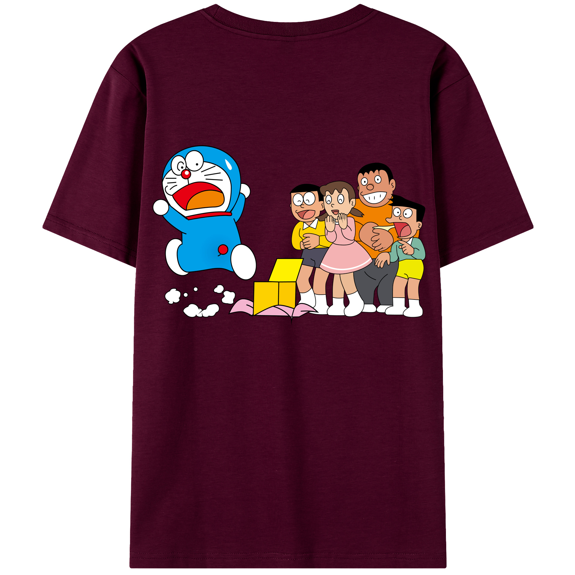 （画像用） ドラえもん 骨川 スネ夫 Doraemon Honekawa Suneo レディース半袖Tシャツ(バックプリント)